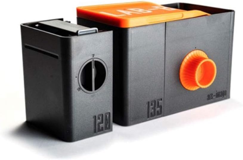 120 Films 35 mm Cartridge LAB-Box Developing Tank 2-Module Kit (Orange)