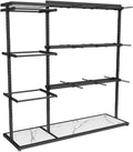 Floor Standing Organizer for Mall Retail Stores,Freestanding Underwear Panty Rack for Underwear Bra Shorts Jewelry Necklaces(Black)