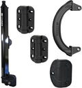 Safetech Hardware 22-Inch Push Lock Magnetic Top Pull Pool Gate Latch, MegaKlik Gate Hinges, Gate Handle & Stop Bundle