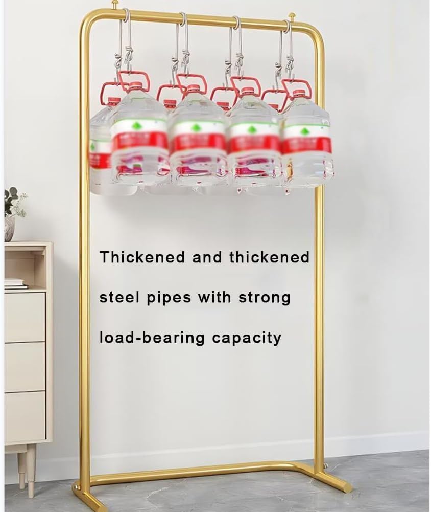 Freestanding Heavy Duty Clothing Garment Rack, Metal Clothing Rack, Large Clothing Rack for Hanging Clothes, Easy Assembly, for Entryway, Living Room, Bedroom(White,60x40x150cm)