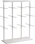3 Layer Underwear Display Stands, Metals, Clothing Store Boutiques Retail Lingerie Garment Rack, Commercial Shelves Clothes Rod, for Socks Bra Panties Scarves(White,100 * 40 * 130cm)
