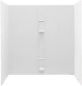 Swanstone SS00605.010 Solid Surface glue-up 5 panel Bathtub Wall Kit, 30-in L X 60-in H X 60-in H, White