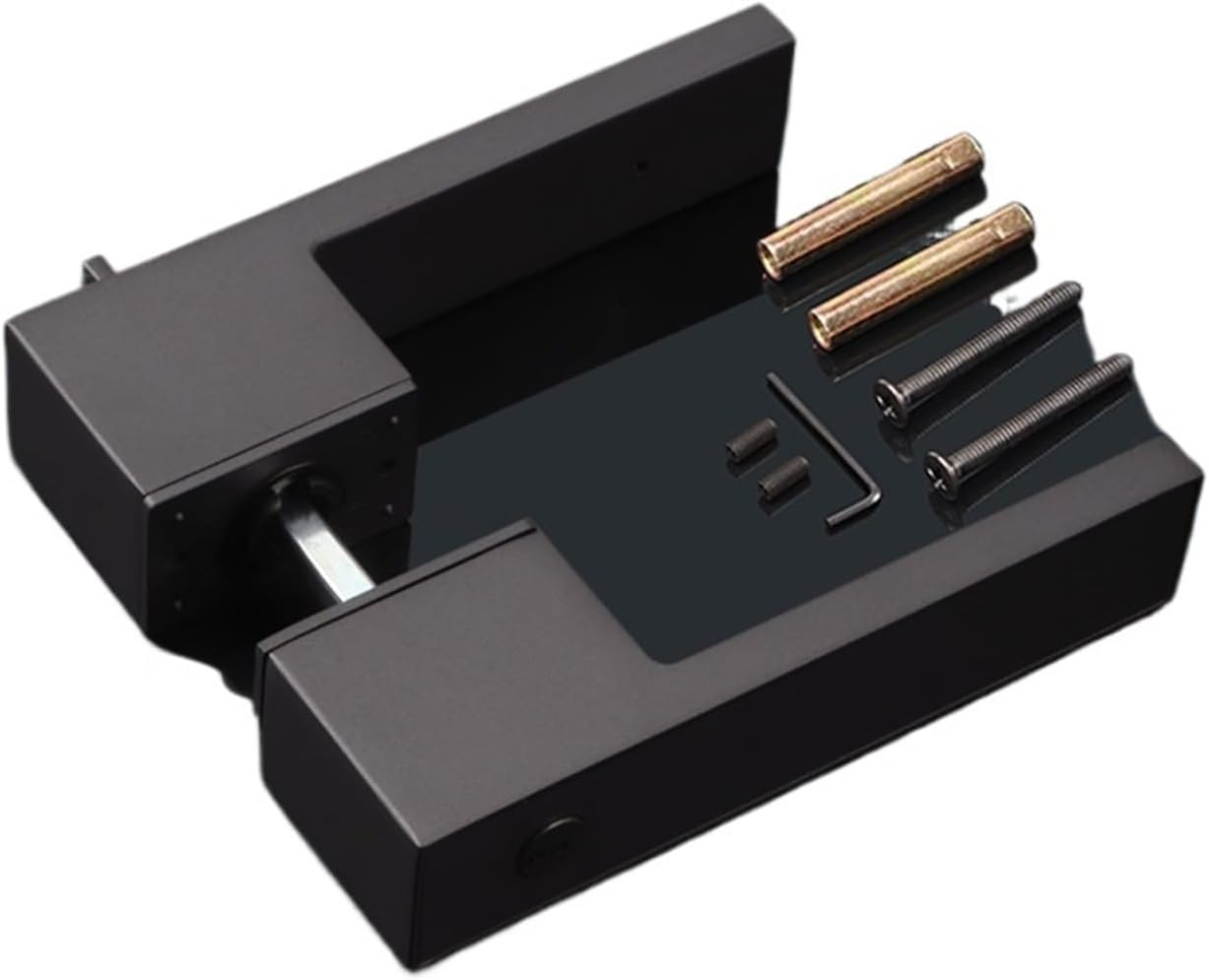 Door Lock Indoor Door Magnetic Suction Lock Bedroom Door Quiet Solid Wood Ecological Modern Grey Household Universal Handle(Gold. - with a Key)