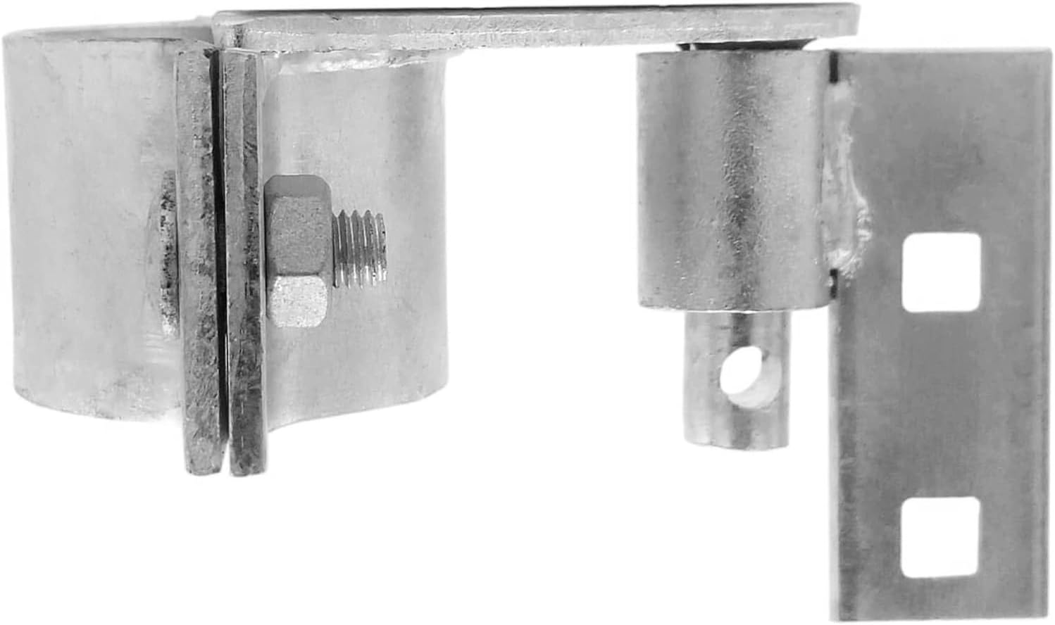 Rolling Gate Hardware Kit for Chain Link Gate Sliding Gate Hardware (6' Rut Runner, 2 Track Wheels, 6 Wall Mounted Track Brackets, 1 Rolo Latch)