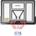 Performance Pet Backboard & Rim Combo, Wall Mount Basketball Backboard Adjustable Basketball Hoop Removable Backboard Rim Kit Hoops with Basket Net for Outdoors Club Home Training