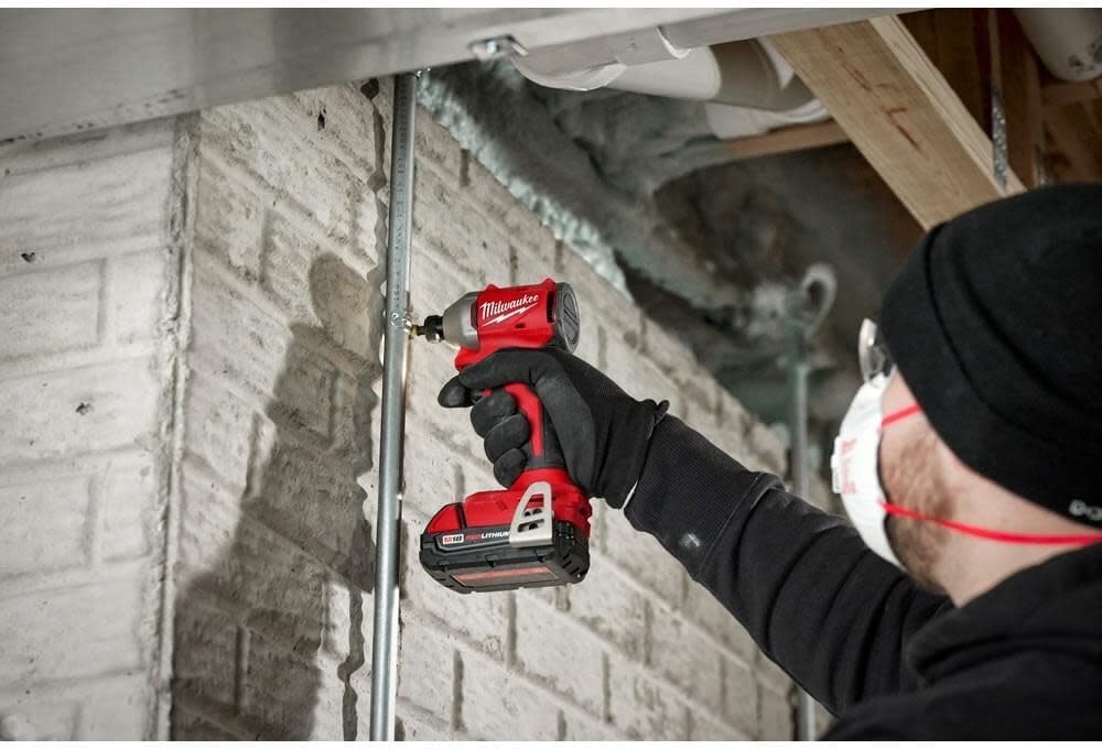 Milwaukee M18 Compact 3651 Hex 3-Speed Impact Driver (Bare Tool) (Renewed)