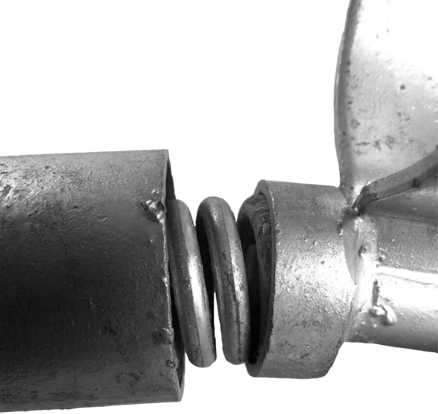 Chain Link Gate Spring Closer for 1-5/8' OD Gate Frame and 2-7/8' OD Gate Post - Self Closing - CASE Qty 12
