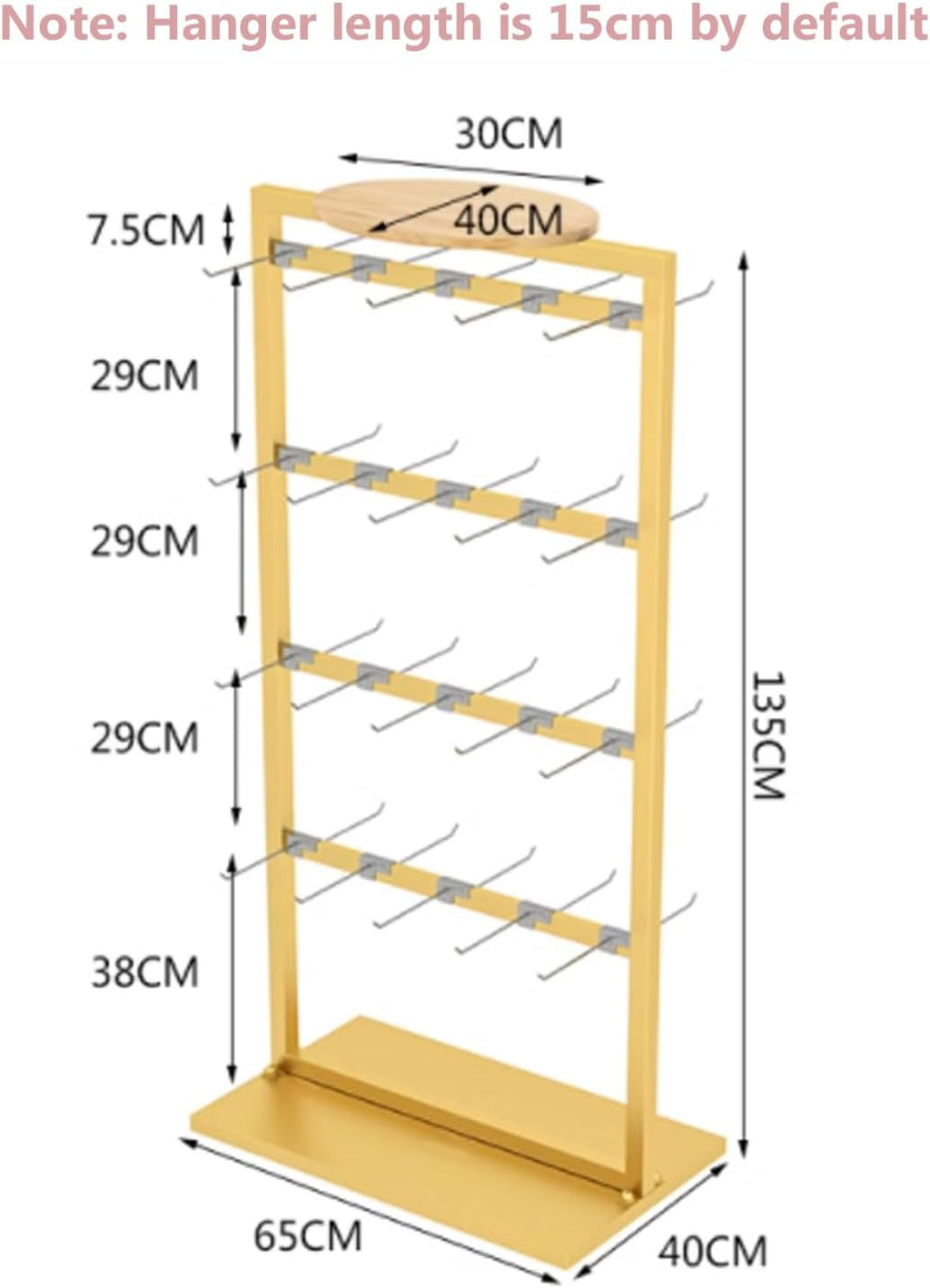 Underwear Display Rack, Commercial Free Standing Hanger for Bikini, Swimwear, Lingerie, Socks, Bra Rack Garment Rack for Clothing Store, Retail Display Rack