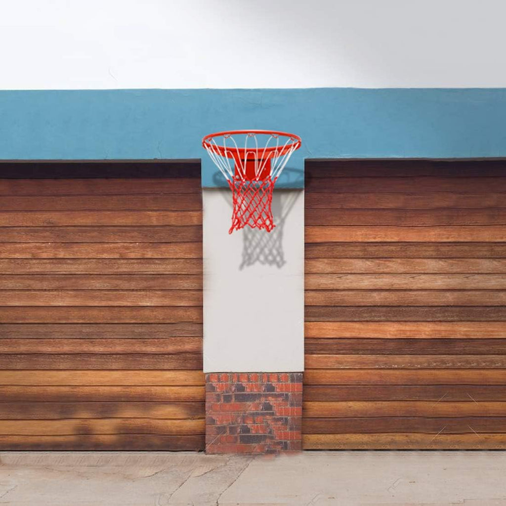 Heavy Duty Wall Mounted Basketball Rim, 18 inch Professional Hanging Basketball Goal Fits Indoor and Outdoor Wall