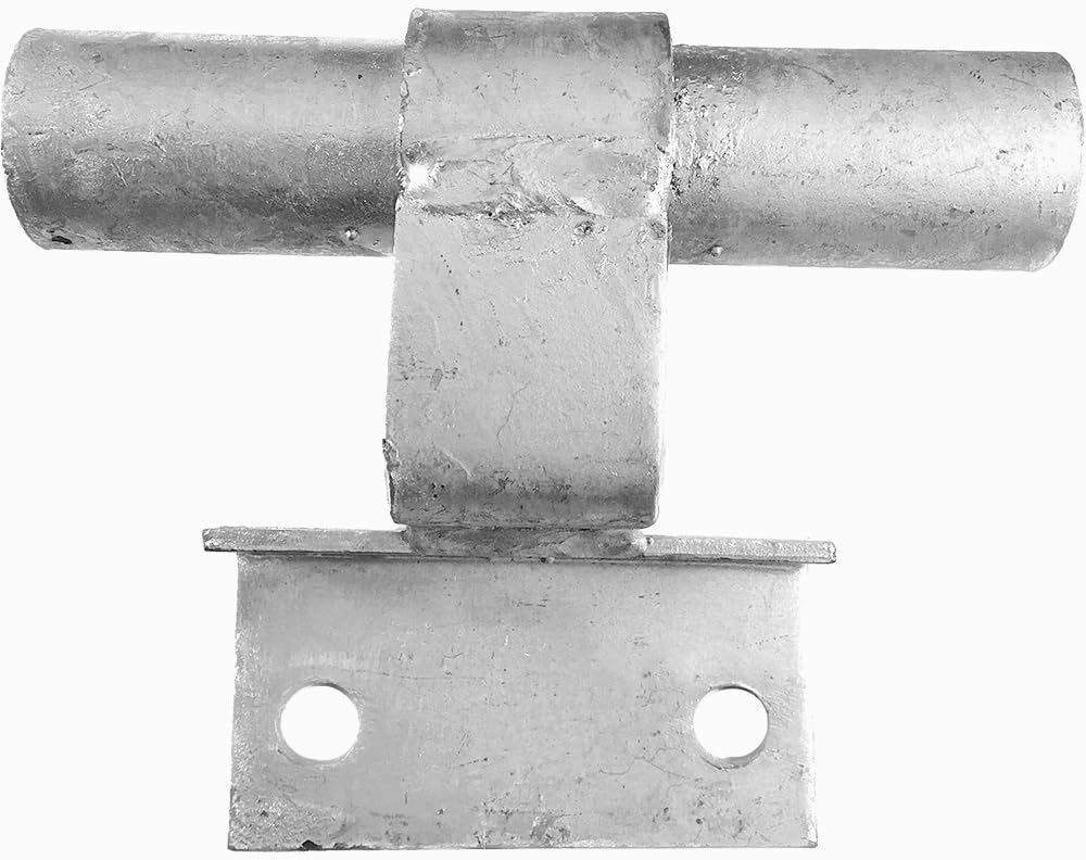 Rolling Gate Hardware Kit for Chain Link Gate Sliding Gate Hardware (6' Rut Runner, 2 Track Wheels, 6 Wall Mounted Track Brackets, 1 Rolo Latch)
