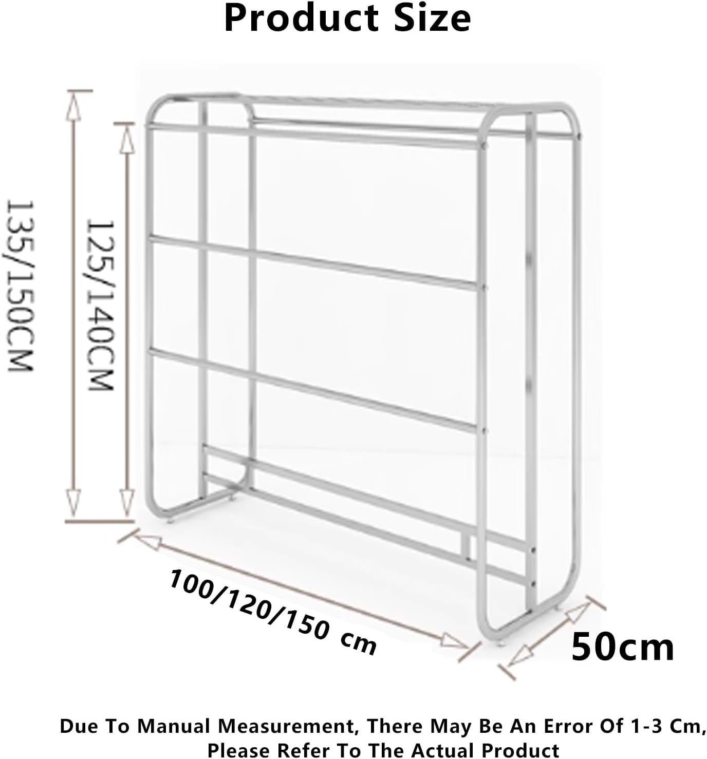Retail Lingerie Display Stand,Floor Standing Organizer Mall Retail Stores,Freestanding Underwear Panty Rack for Bra Shorts Jewelry(White,L-120CM)