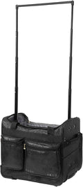 23 Inch Dance Bag with Garment Rack Garment Cover, Costumes Rolling Garment Duffel Bags for Travel & Dancer, Competition Bag with Wheels