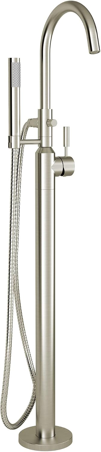 American Standard 2764951.295 Cadet Bathtub Faucet, Free Standing Tub Faucet, Brushed Nickel