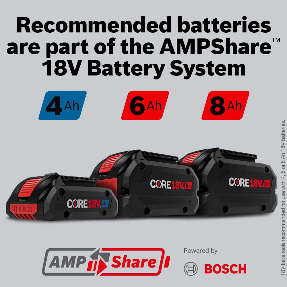 Bosch GDX18V-1860CN 18V Connected-Ready Two-In-One 1/4 In. and 1/2 In. Bit/Socket Impact Driver/Wrench (Bare Tool)