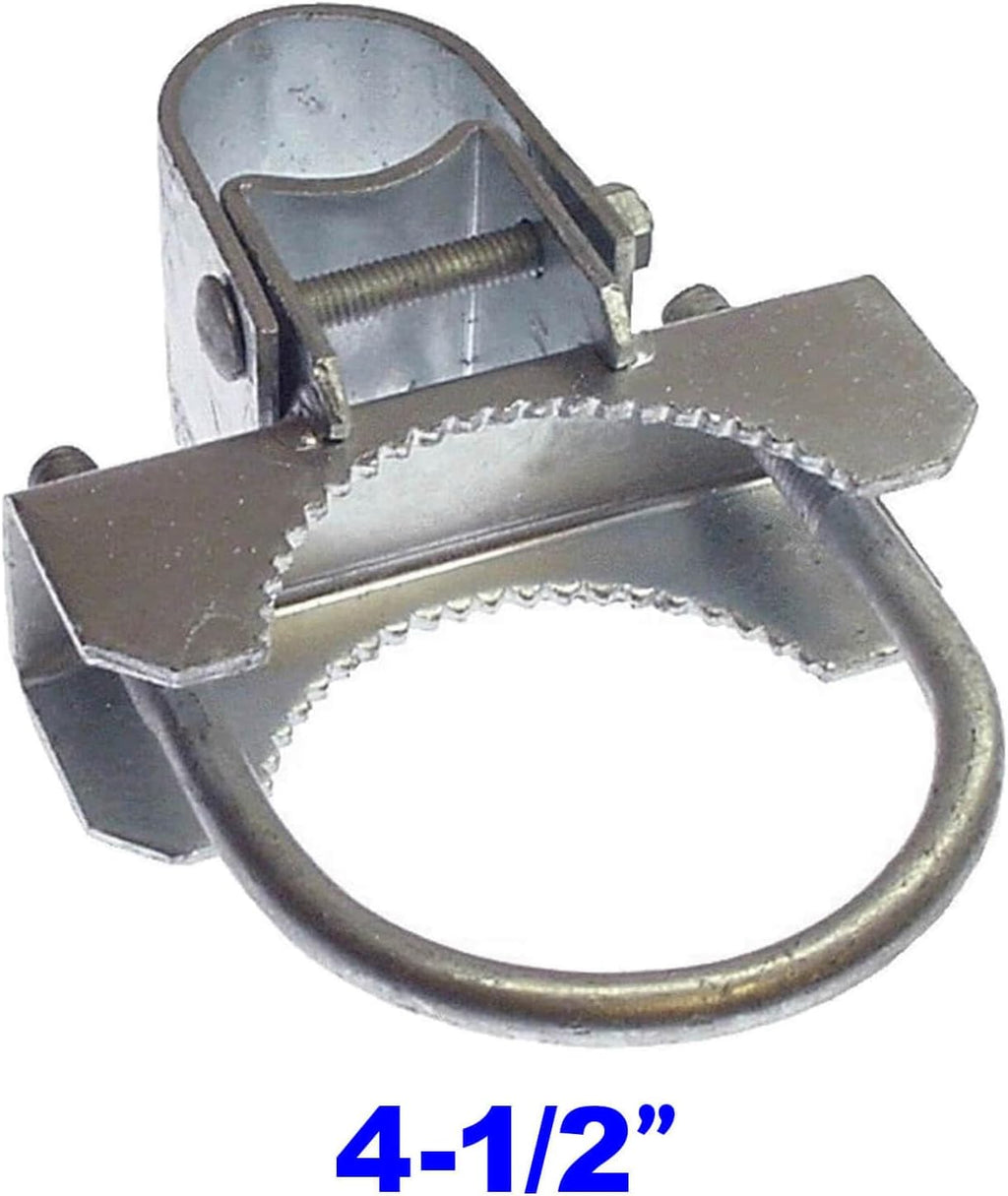 Chain Link Fence Bull Dog Commercial Duty Gate Hinge-for 4-1/2' Outside Diameter Gate Post/Pipe & 1-5/8' Thru 1-7/8' Gate Frames - CASE Qty 10