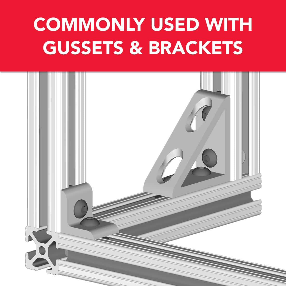 8020, 3382, 10 Series Steel 1/4-20 Centered Slide in Economy T-Nut Steel T-Slot Accessories for 80/20 Aluminum Extrusion Hardware Nuts (500 Pack)