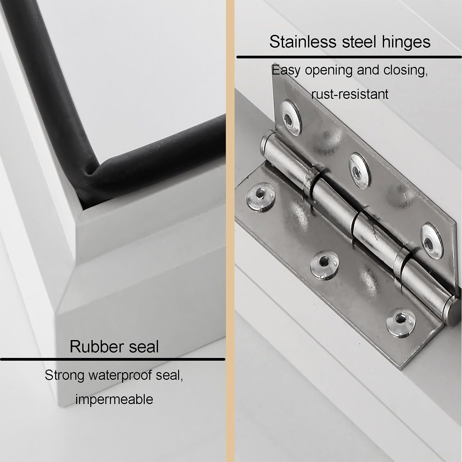 Galvanized Roof Hatch, Attic Access Door, Metal Roof Panels Security Door, Rooftop Maintenance Hatch Cover Plate, with Gas Strut Rods, Suitable for Home Industry(90cm/35.4in)