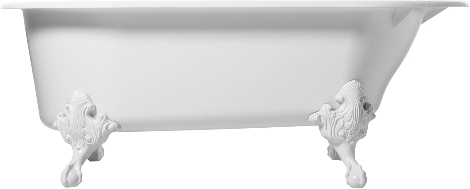 Kohler K-710-W-0 Freestanding Historic Clawfoot Bathtub White