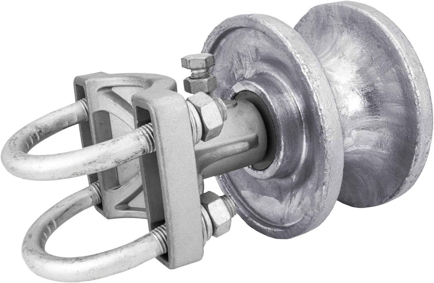 Jake Sales Cantilevered Gate Rollers, Cantilevered Rollers, Rolling Cantilever, Slide Gate Roller Hardware, for 3' Post, 2-3/8' Chain Link Fence Gate Frame