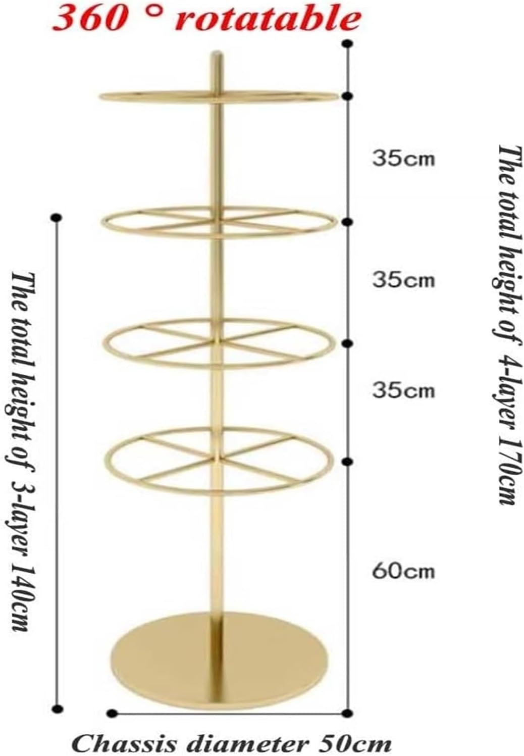Clothes Rail Garment Rack Commercial Rotate Underwear Rack, Clothing Store Display Stand Lingerie Organizer Multifunction Towel Scarf Socks Shorts Storage Hanger For Boutiques, Retail, Clothing Busine
