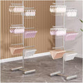 LXHELIVERY Socks Display Stand, Garment Rack -Floor-Standing Bra Shorts Hangers Holder -Retail Display Clothes Racks Freestanding Hanger for Hanging Underwear, Panties, Scarves