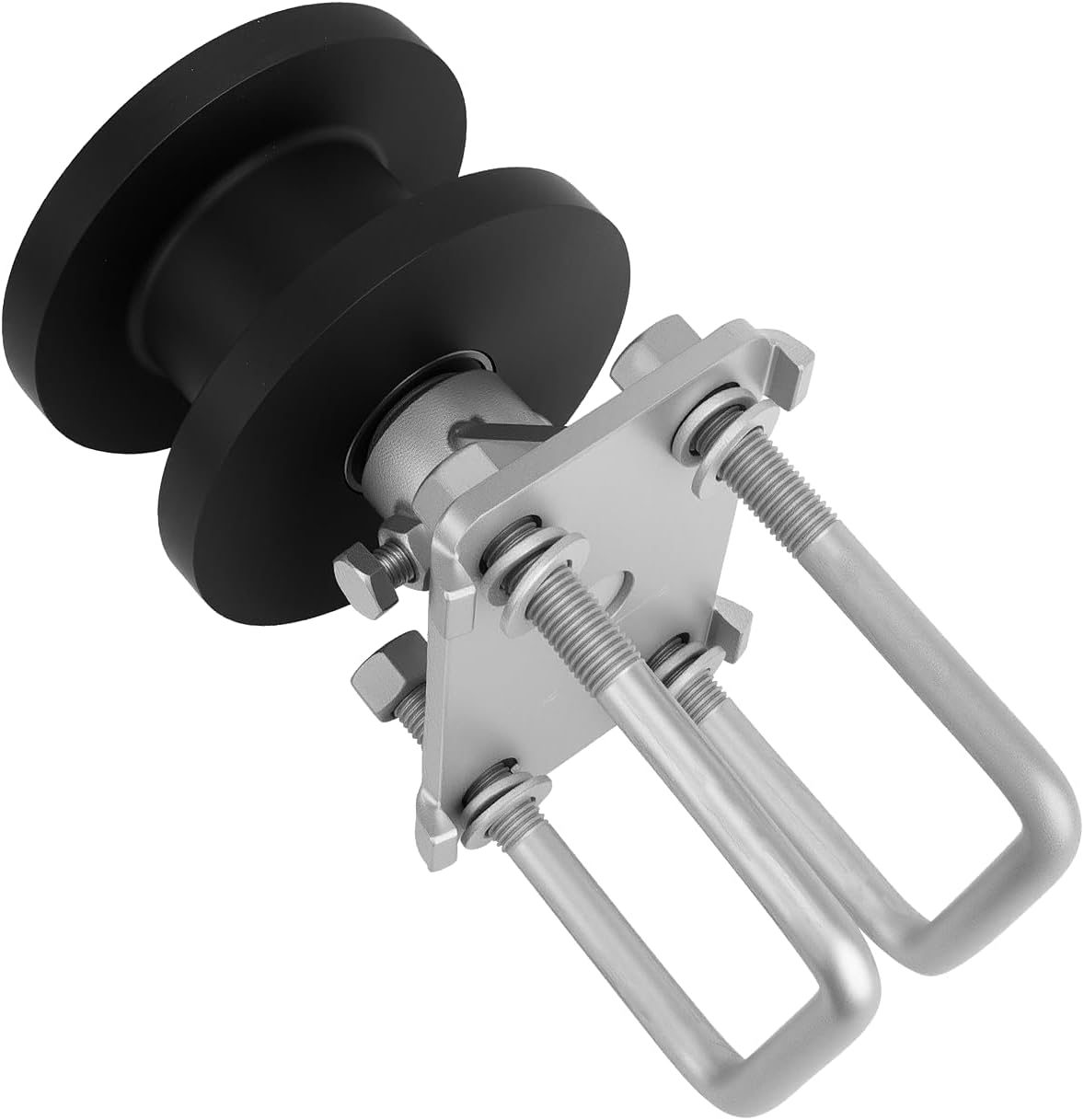Sliding Gate Rollers, Nylon Cantilever Rolling Hardware for 4' Square Post x 2' Chain Link Fence Gate Frame - Pack of 4