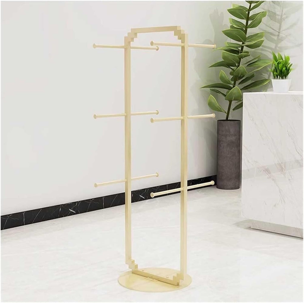 Clothes Rail Garment Rack Underwear Display Stand, Floor Bra Shelf Men's Shorts Display Rack Hanging Underwear Rack Clothing Display Stand for Shopping Mall, Underwe
