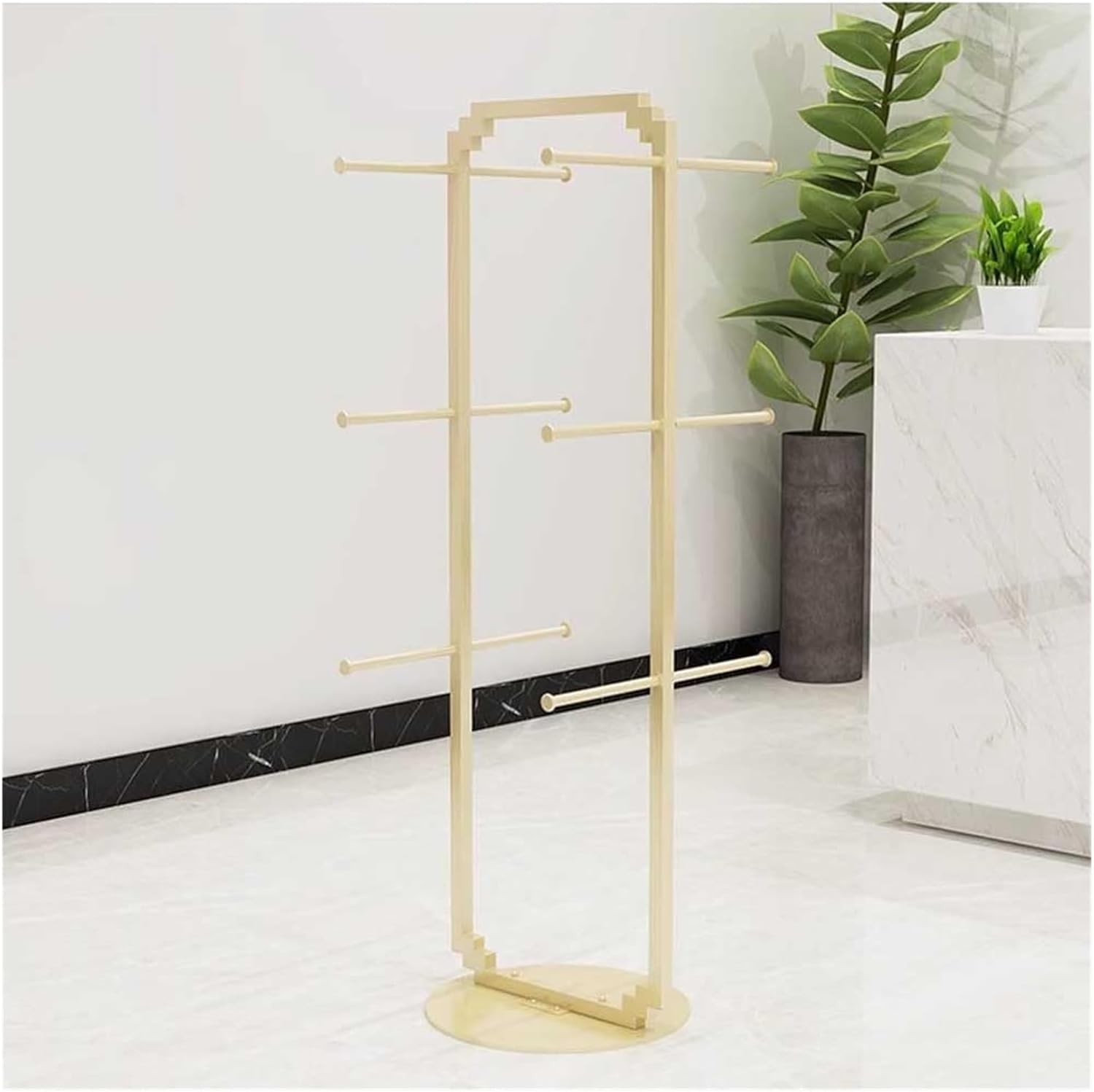 Clothes Rail Garment Rack Underwear Display Stand, Floor Bra Shelf Men's Shorts Display Rack Hanging Underwear Rack Clothing Display Stand for Shopping Mall, Underwe