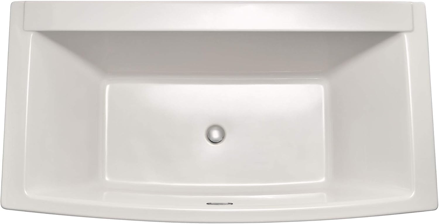 American Standard 2691004.020 Townsend 68 in. Acrylic Freestanding Soaker Bathtub, White