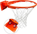 Heavy Duty Wall Mounted Basketball Rim, 18 inch Professional Hanging Basketball Goal Fits Indoor and Outdoor Wall