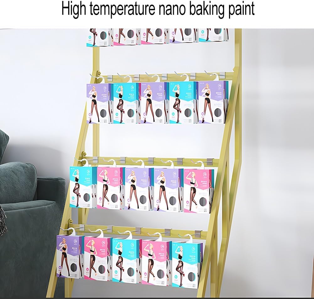 Freestanding Underwear Display Rack, 4 Layers With Bottom Plate Bra Rack, Retail Store Panty Shorts Display Stand, Bikini,Swimwear,Lingerie Organizer