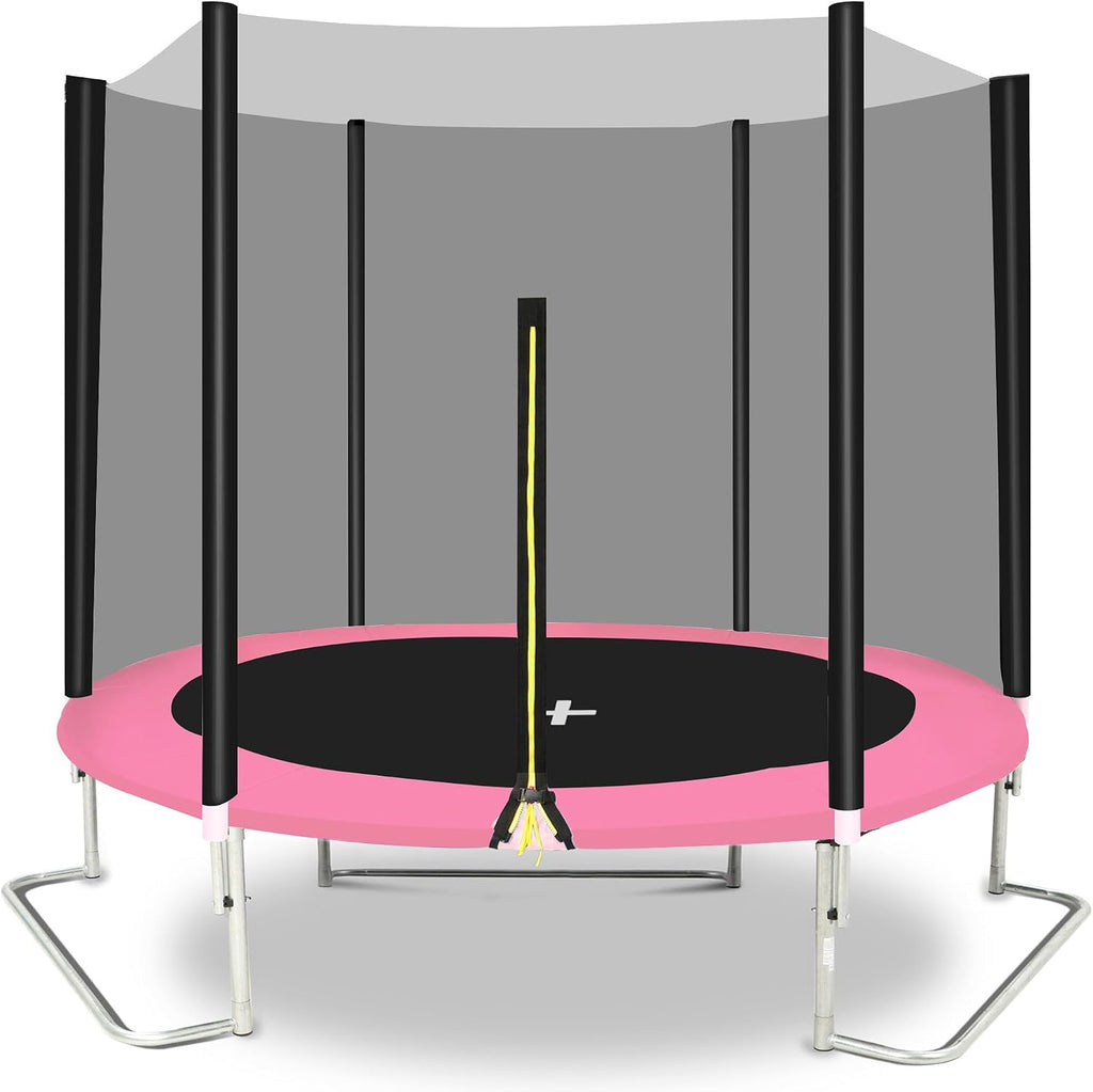 1500LBS 10FT 12FT 14FT 15FT 16FT Trampoline with LED Lights, Sprinkler, Music Speaker and Socks, ASTM Approved Outdoor Trampoline for Kids and Adults, Backyard Trampolines with Net Enclosure