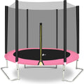 1500LBS 10FT 12FT 14FT 15FT 16FT Trampoline with LED Lights, Sprinkler, Music Speaker and Socks, ASTM Approved Outdoor Trampoline for Kids and Adults, Backyard Trampolines with Net Enclosure