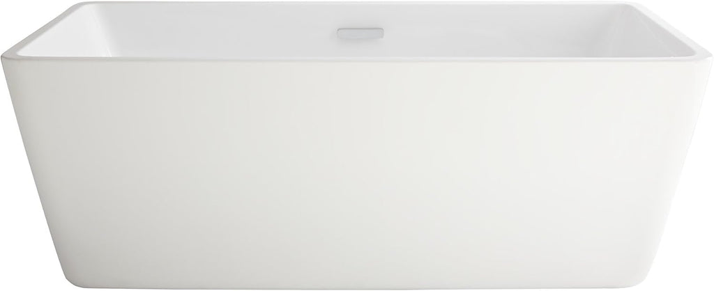 American Standard 2766034.020 Sedona Loft 62.75 in. Acrylic Freestanding Soaker Bathtub, White