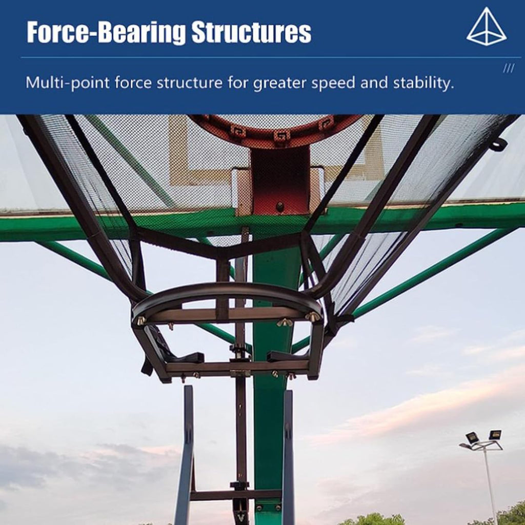 Basketball Shot Returner Hanging Basketball Return Attachment for Hoop, Metal Basketball Shot Returner Net Systems, Basketball Rebounder Attachment