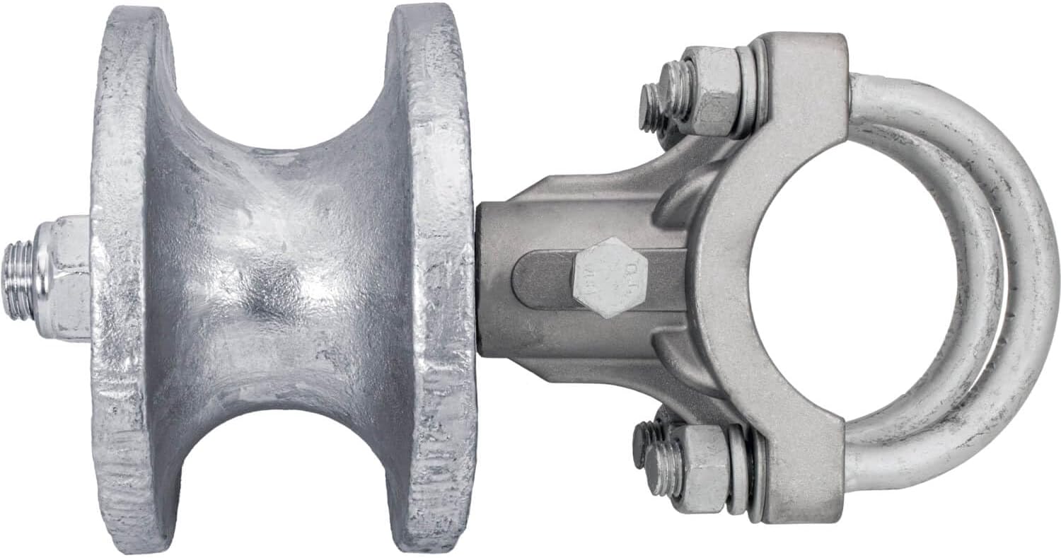 Jake Sales Cantilevered Gate Rollers, Cantilevered Rollers, Rolling Cantilever, Slide Gate Roller Hardware, for 3' Post, 2-3/8' Chain Link Fence Gate Frame