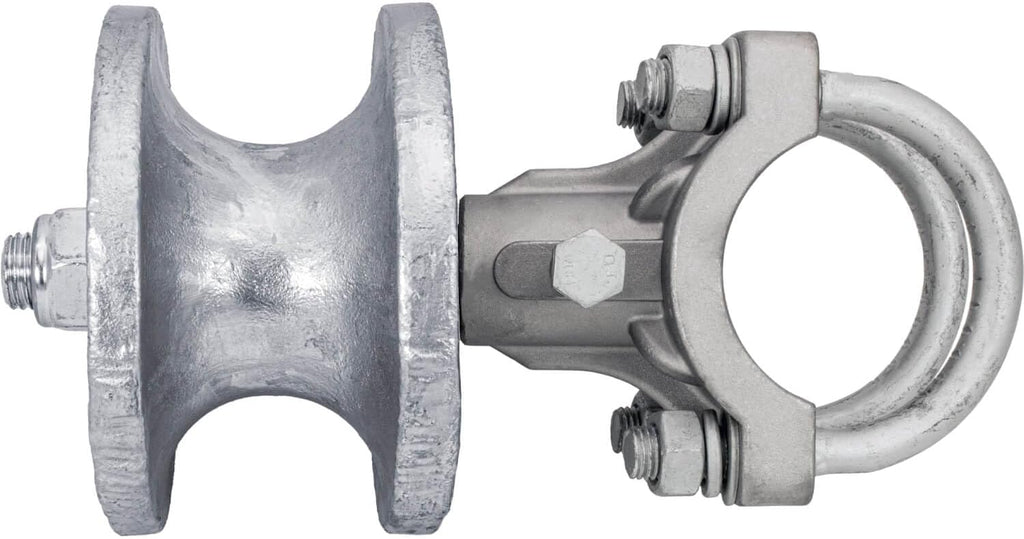 Cantilevered Gate Rollers, Cantilevered Rollers, Rolling Cantilever, Slide Gate Roller Hardware, for 3' Post, 2-3/8' Chain Link Fence Gate Frame - CASE Qty 4