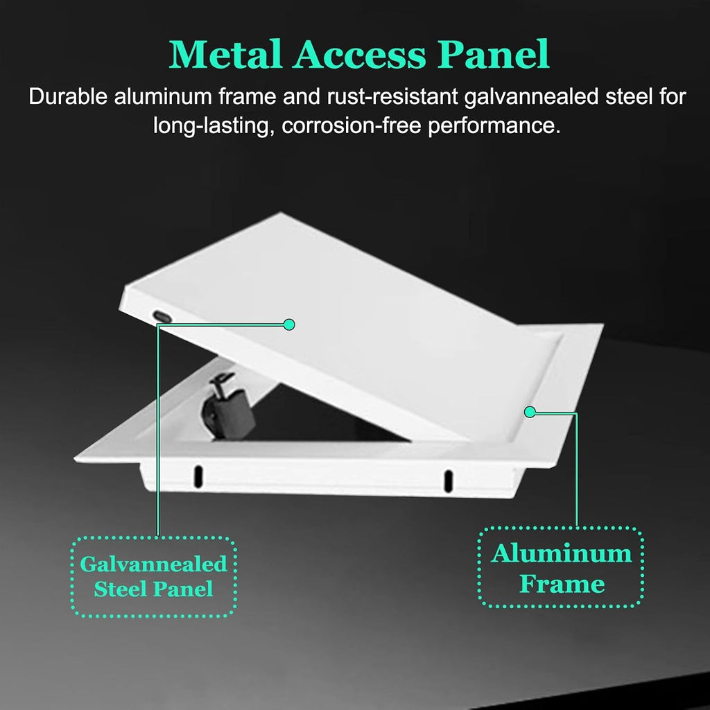Access Panel Attic Door Access Panel for Drywall, 10x12 12x18 14x16 18x20 12x22 in Plumbing Access Door, Push Latch Service Panel Inspection Hatch(14x20in(35x50cm))