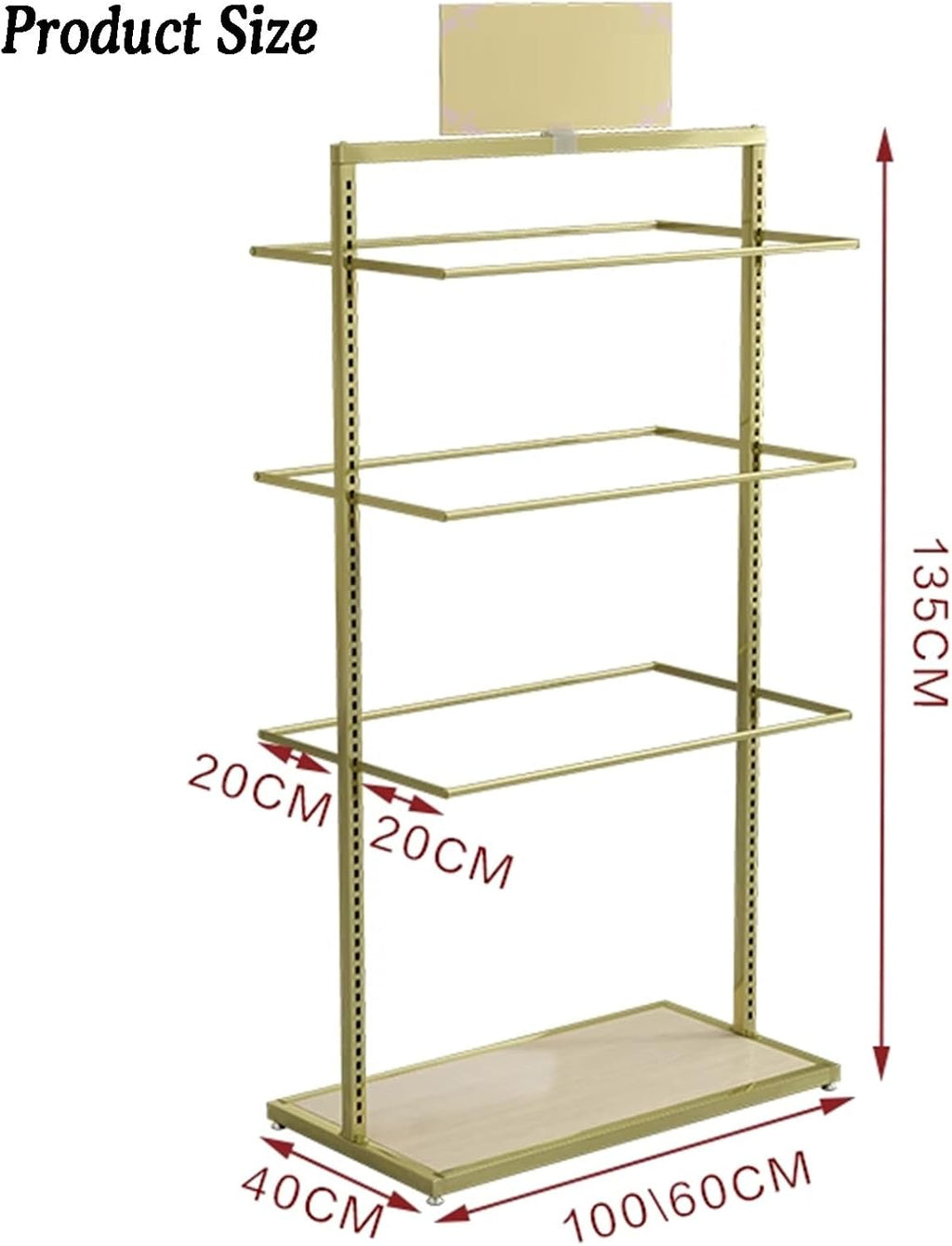 Underwear Display Stands,Metals Lingerie Stand Shelves,Freestanding Clothing Store Boutiques Retail Lingerie Garment Rack,for Socks Bra Panties(Color 3,60 X 40 X 135cm)