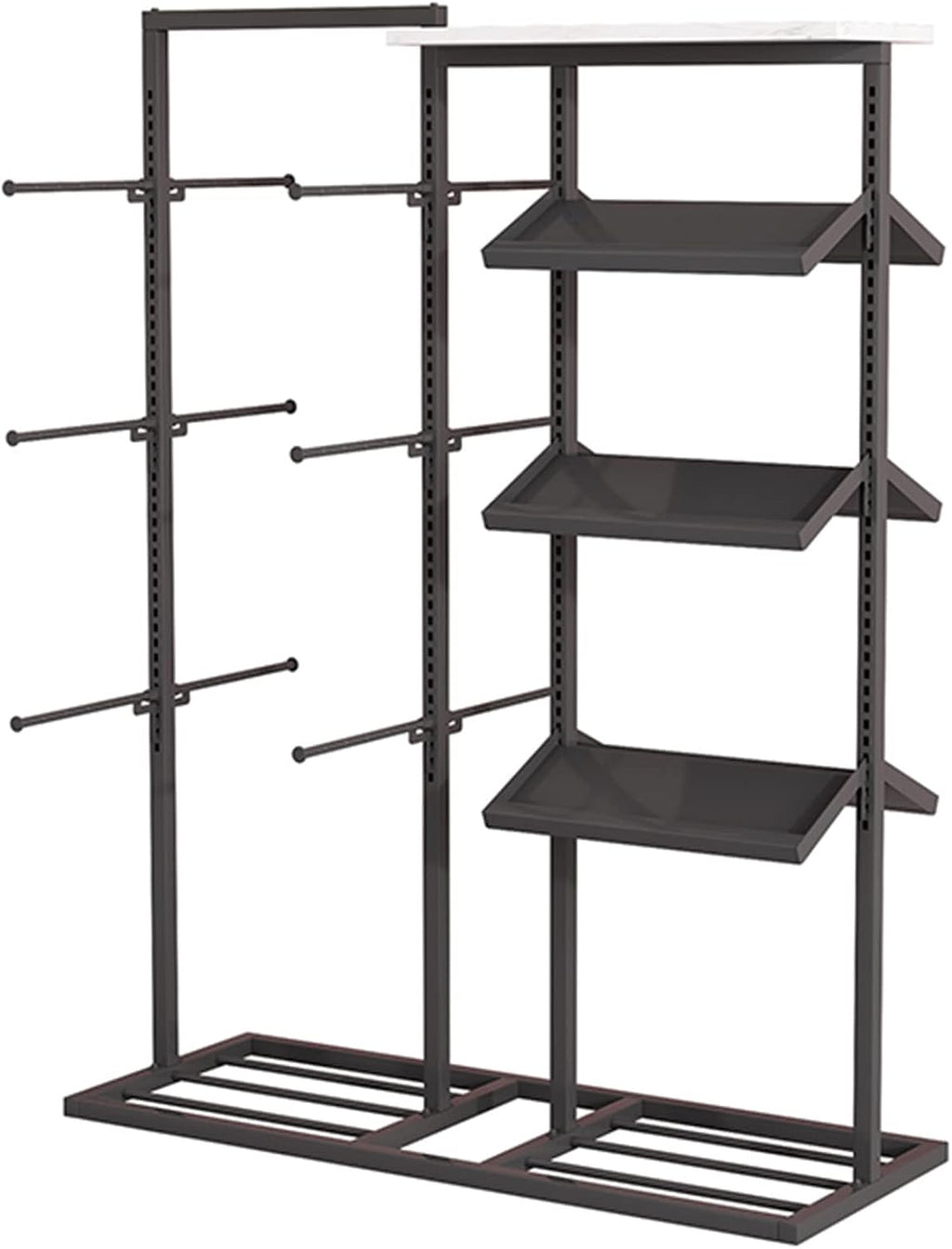 Clothes Retail Shelves Garment Rack Commercial Socks Holder,Adjustable Underwear Rack Bra Display Fixture Handbag Hanging Rods,Boutique Store Hanger Hat Organizer Shel