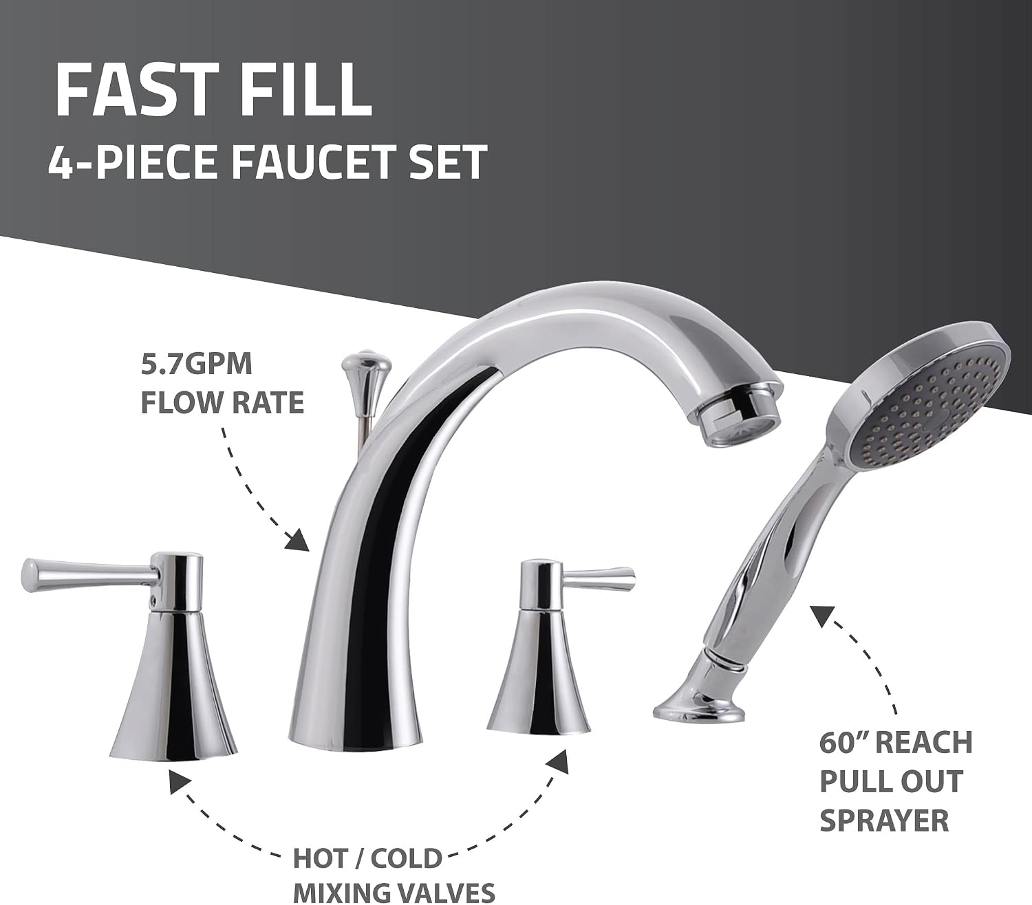 ANZZI Walk-In Whirlpool Bathtub 60 in x 32 in Right Drain Quick Fill Faucet Powered Fast Drain, 8 Hydro Massage Jets, Chromatherapy, Maintenance Heater, ADA Seat, Acrylic White, Grab Bar | AMZ3260RWH