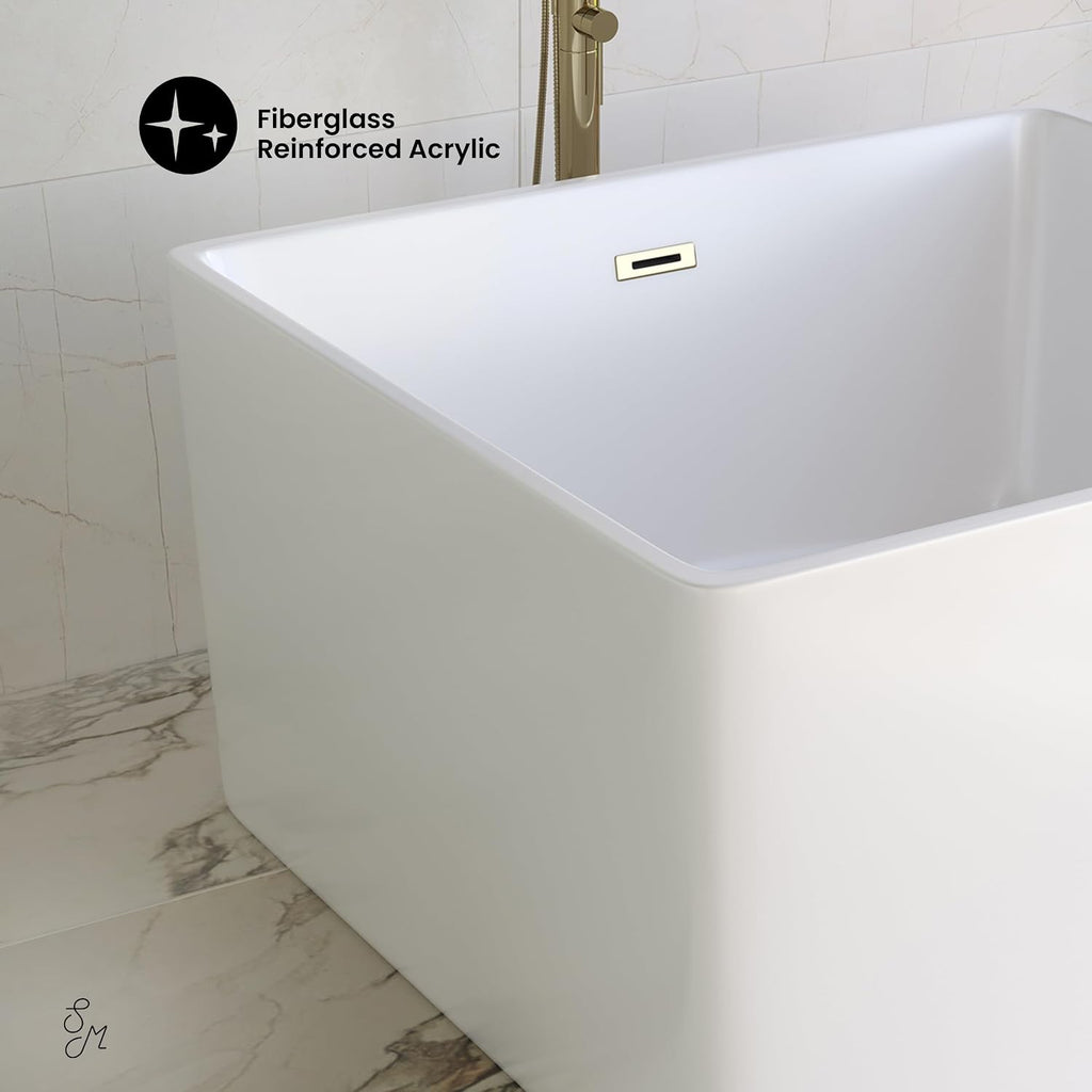 Voltaire 47' Square Freestanding Bathtub