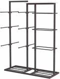 Retail Store Shorts Bra Display Stand,Panty Storage Organizer Rack,Freestanding Garment Racks for Bras Intimates Panties(Black)