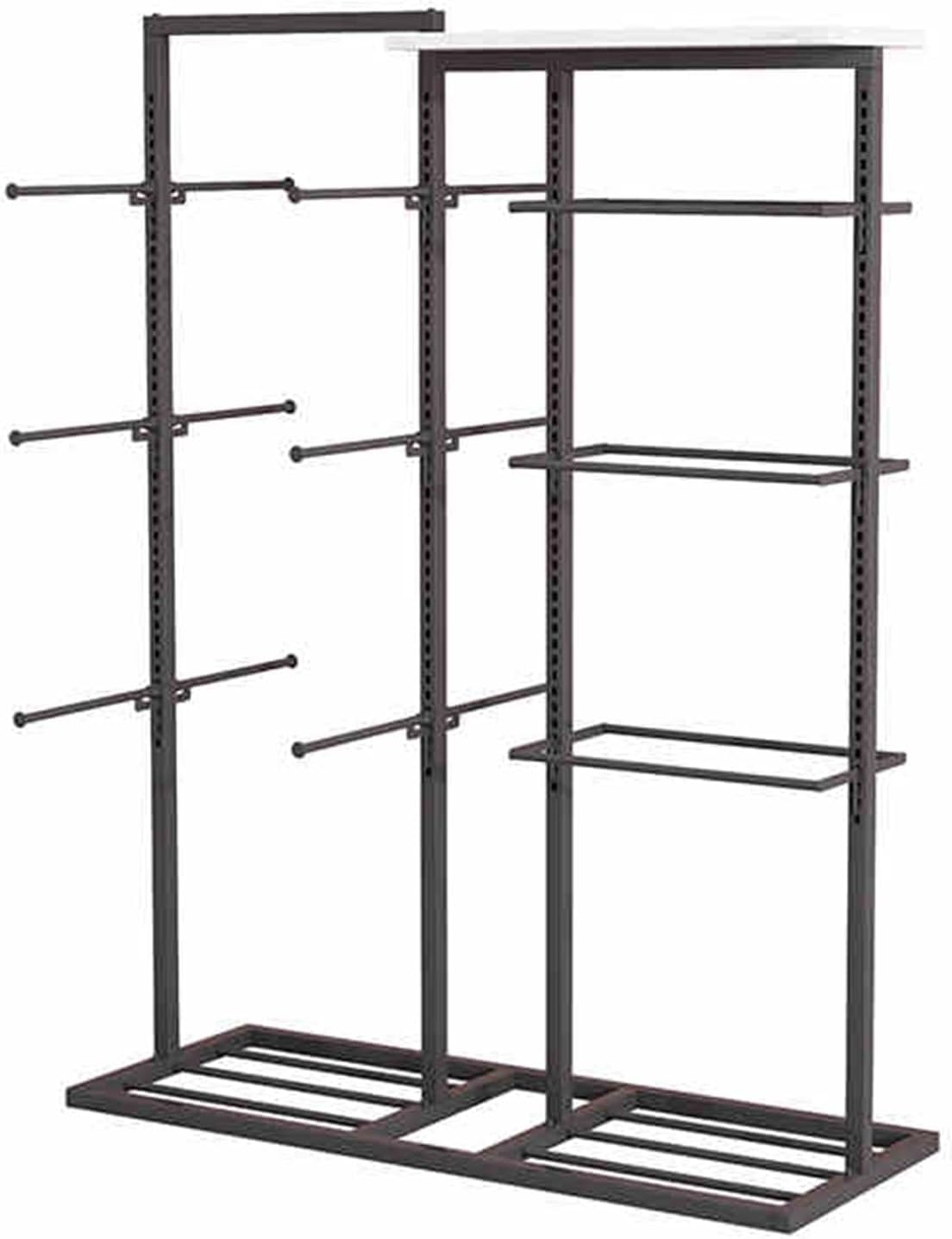 Retail Store Shorts Bra Display Stand,Panty Storage Organizer Rack,Freestanding Garment Racks for Bras Intimates Panties(Black)