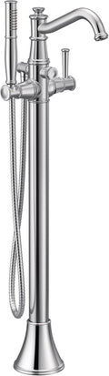 Moen 9025 Belfield One-Handle Freestanding Floor Mount Tub Filler with Handshower, Chrome
