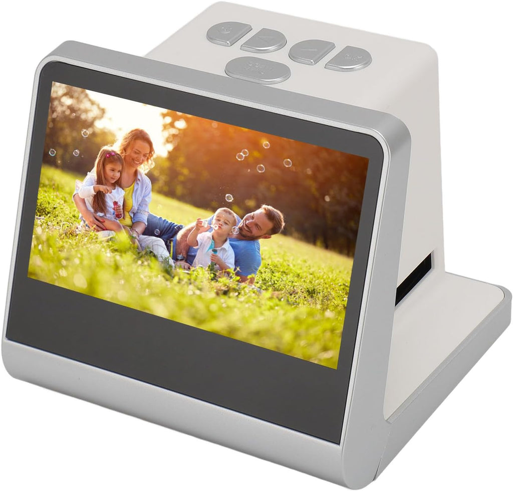 SUNGOOYUE 22MP Film Scanner, 5 Inch LCD Screen Digital Film Negatives Scanner Converts 110 135 126 KPK Negatives and 8mm Slides to JPEG Photos, with Built in 16GB Memory and Output, for (US Plug)