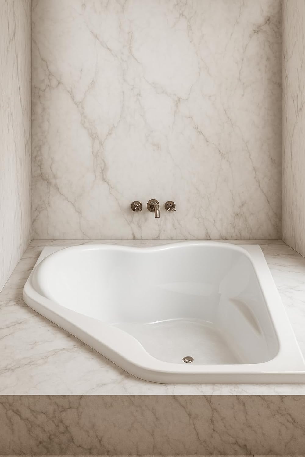 Carver Tubs - CK5959 - Modern Acrylic Fiberglass Soaking Corner Bathtub for Small Bathrooms, w/LED Lights - White Modern Curved Triangle Two Person Tub - Deep Relaxing Soak - 59'L x 59'W x 20.5'H