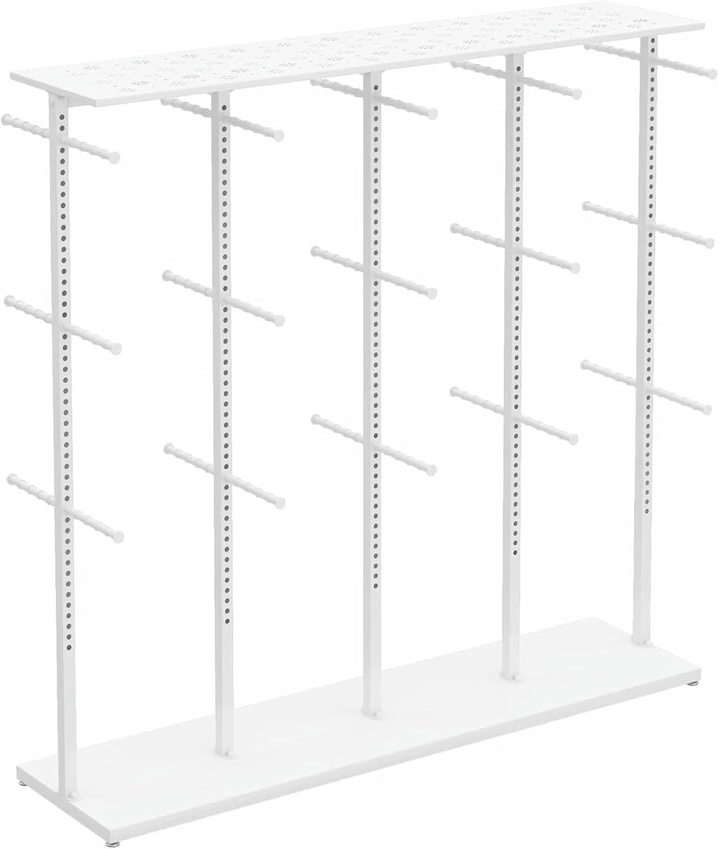 Freestanding Clothing Store Boutiques Retail Lingerie Garment Rack, Underwear Display Stands,Commercial Shelves for Socks Bra Panties Scarves Storage