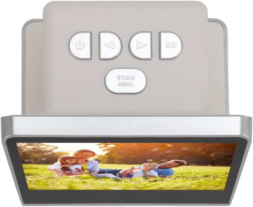 SUNGOOYUE 22MP Film Scanner, 5 Inch LCD Screen Digital Film Negatives Scanner Converts 110 135 126 KPK Negatives and 8mm Slides to JPEG Photos, with Built in 16GB Memory and Output, for (US Plug)
