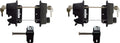 Keystone Black Zinc Diecast Metal Key Lockable Latch | 2-Sided | Keyed Alike | KLADV-M2-BK-KA (Pack of 2)